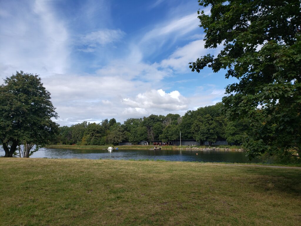 Forest and water in Stockholm